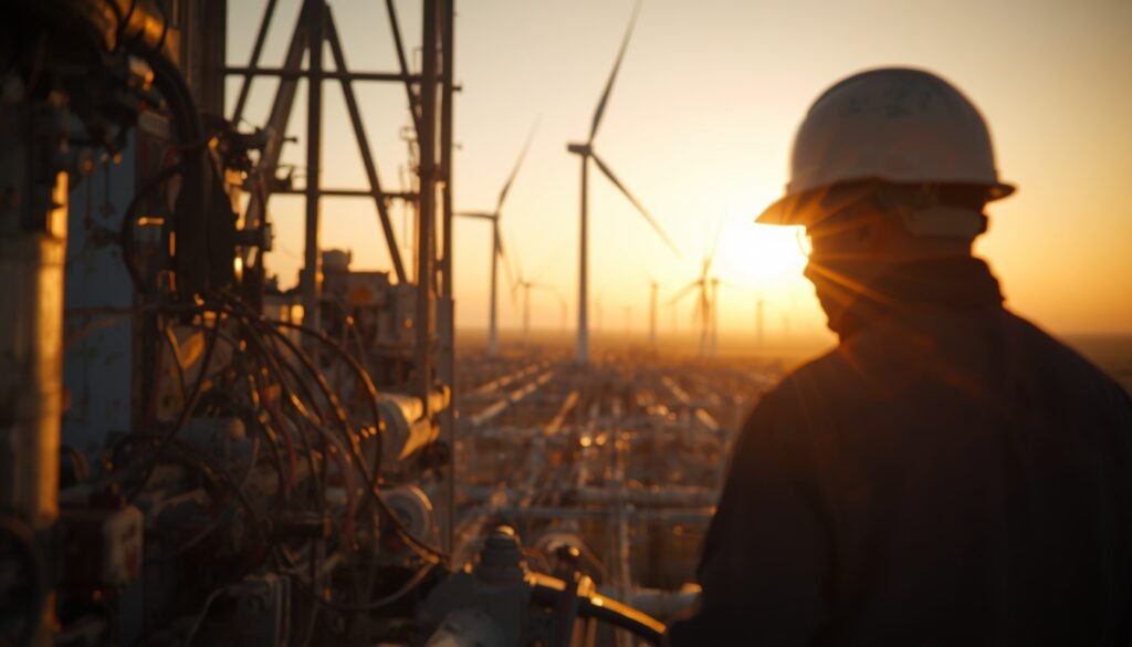 3D visualization of energy infrastructure including wind turbines and power plant systems by Tridum Vista 360
